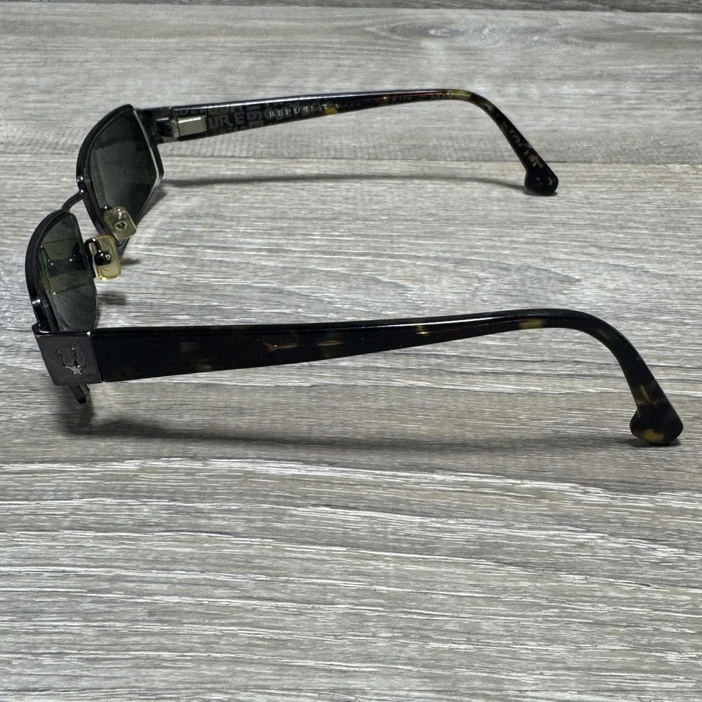Republica Sunglasses Frames Only Mens 54-18-135 Brown Tortoise‎ Green Square